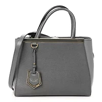 Fendi Vitello Elite Petite 2Jours Tote Black -FINAL SALE NO RETURNS
