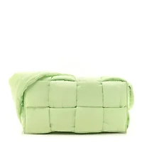 Bottega Veneta Nylon Intrecciato Padded Tech Cassette Bag Fennel -FINAL SALE NO RETURNS