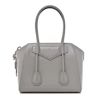 Givenchy Box Calfskin Medium Lock Antigona Grey -FINAL SALE NO RETURNS
