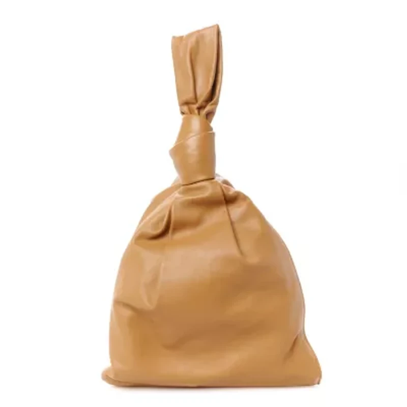 Bottega Veneta Supple Calfskin BV Twist Caramel -FINAL SALE NO RETURNS