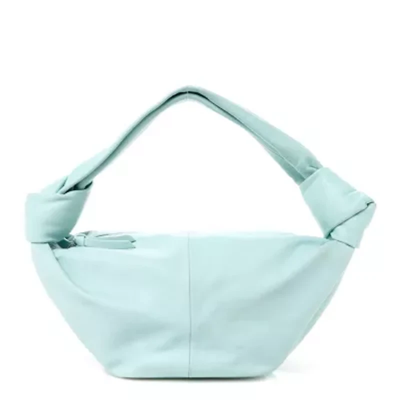Bottega Veneta Calfskin Mini Double Knot Bag Spearmint -FINAL SALE NO RETURNS