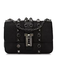 Valentino Onyx B-Rockstud Rolling Flap -FINAL SALE NO RETURNS