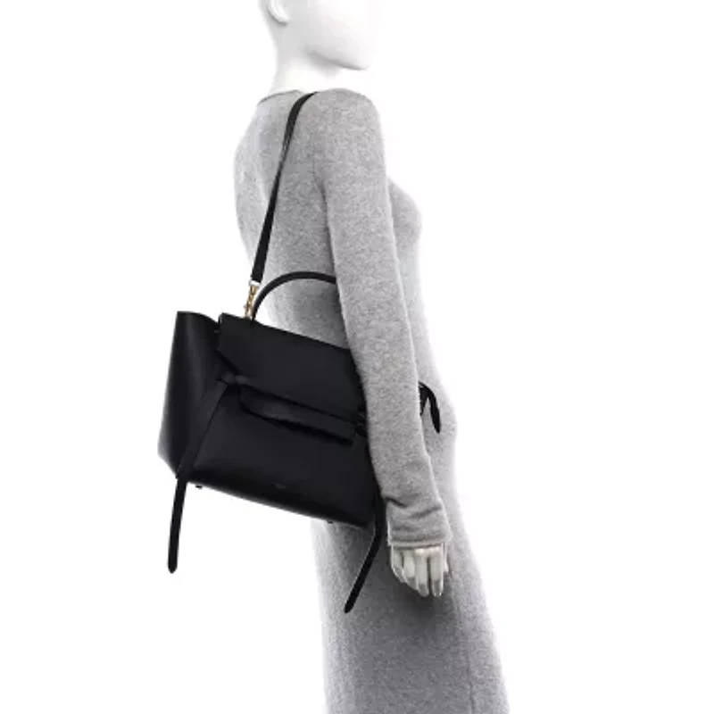 Celine Grained Calfskin Micro Belt Bag Light Taupe -FINAL SALE NO RETURNS