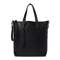 Saint Laurent Calfskin Toy Shopping Tote Black -FINAL SALE NO RETURNS