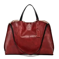 Forest Island Leather Tote