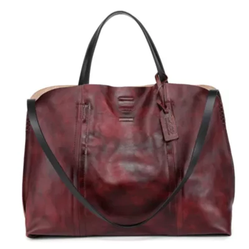 Forest Island Leather Tote