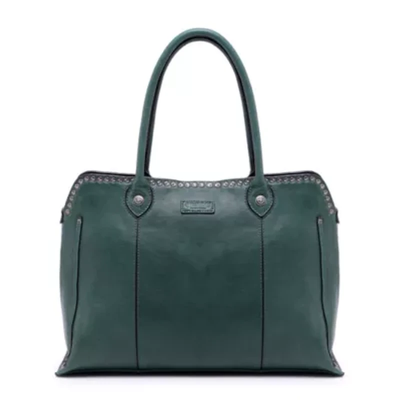 Soul Stud Leather Satchel