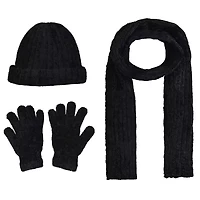 Ladies Hat, Gloves, and Scarf Set