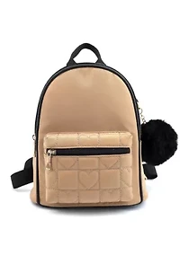 Sophie Quilted Hearts Backpack