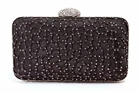 Jewel Bag, Lace Embellished