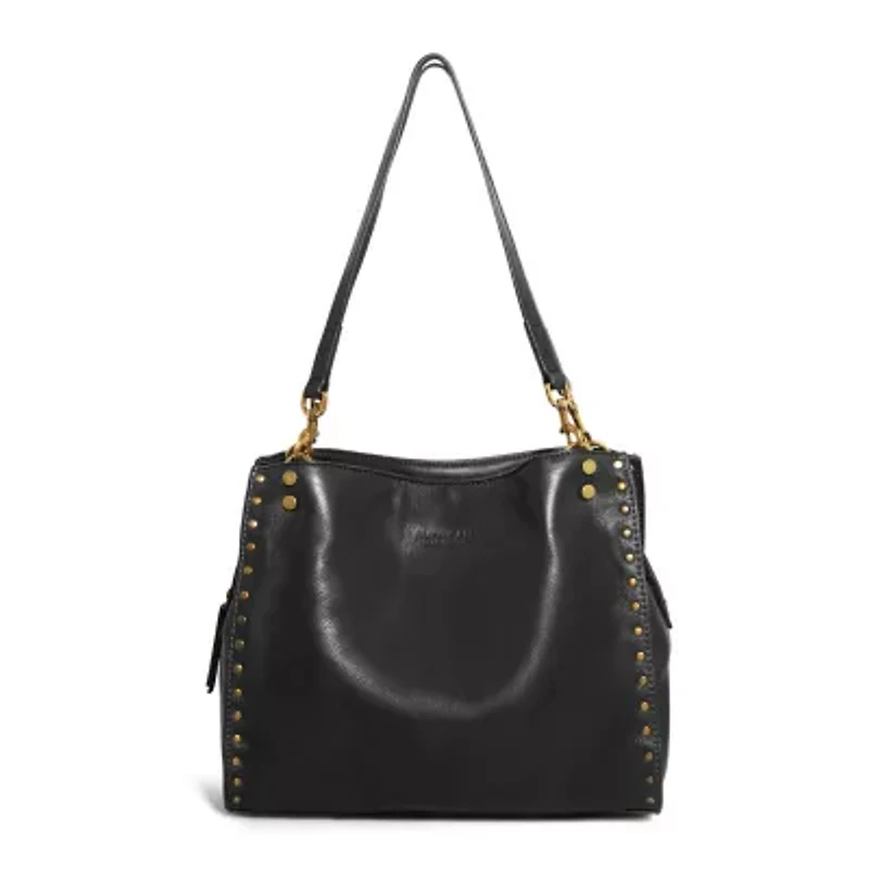 Lenox Studded Triple Entry Satchel