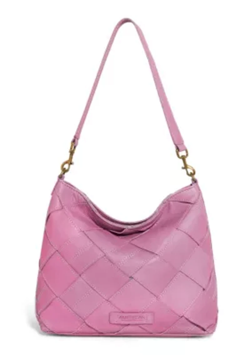 Mercer Woven Top Zip Hobo