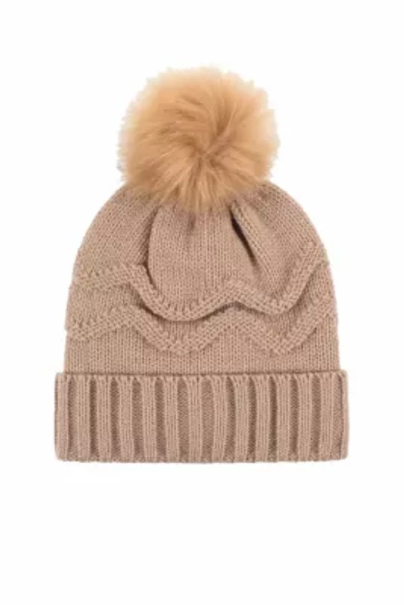 Courtney Roll up w/ Wispy Pom Hat