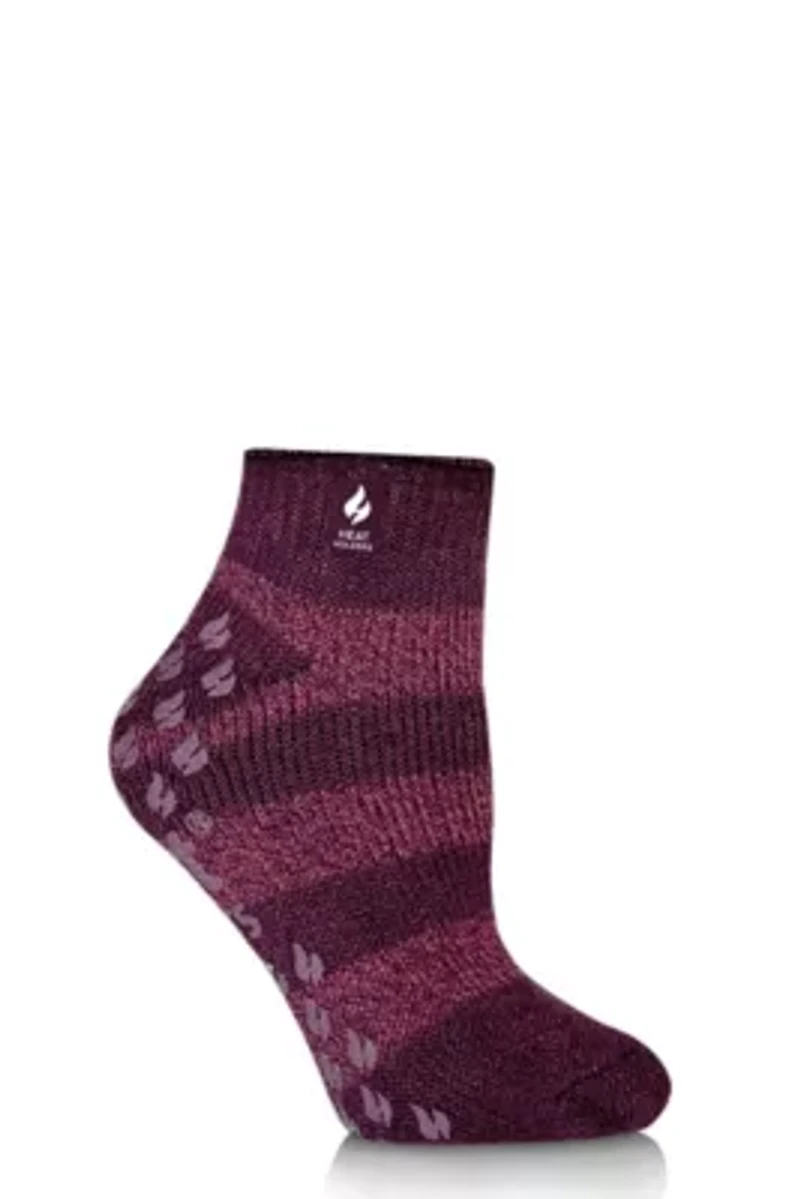 Liv Stripe Ankle Slipper Sock
