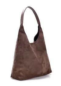Dark Brown Slouchy Shoulder Bag
