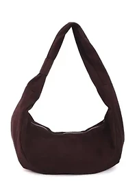 Dark Brown Moon Crossbody Bag