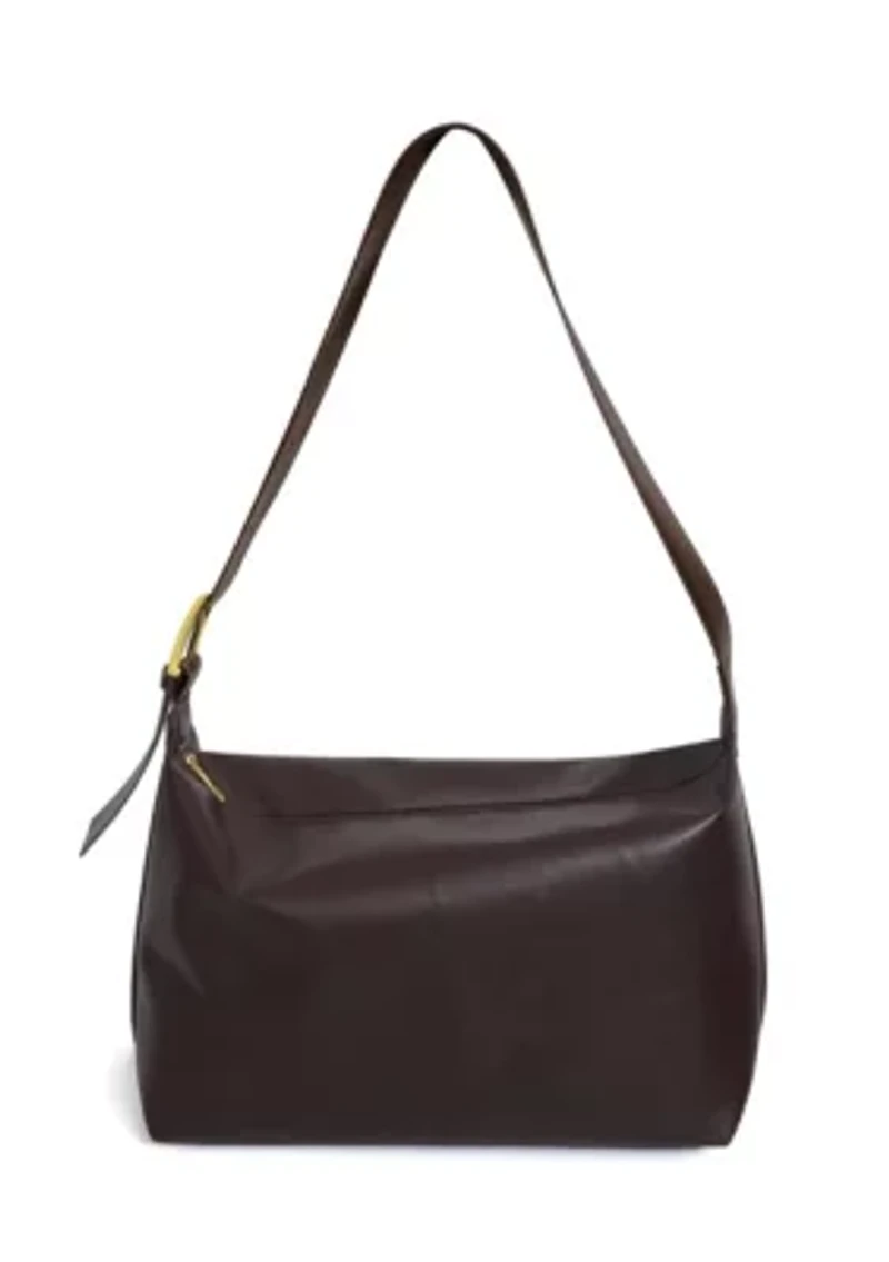 Dark Brown Adjustable Strap Shoulder Bag
