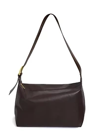 Dark Brown Adjustable Strap Shoulder Bag