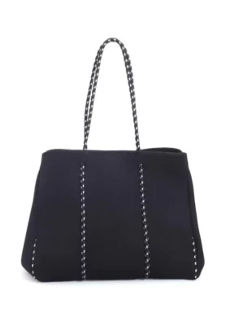 Black Neoprene Tote Bag