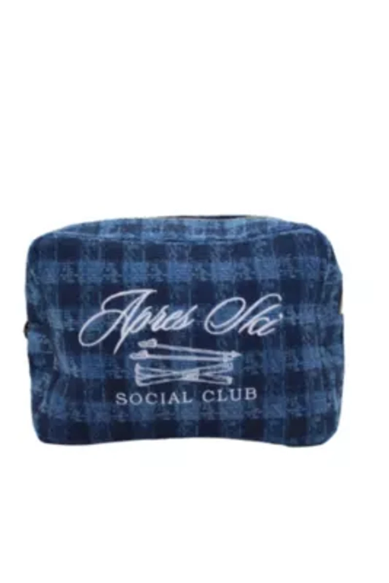 Apres Ski Social Club - Navy Plaid XL Bag