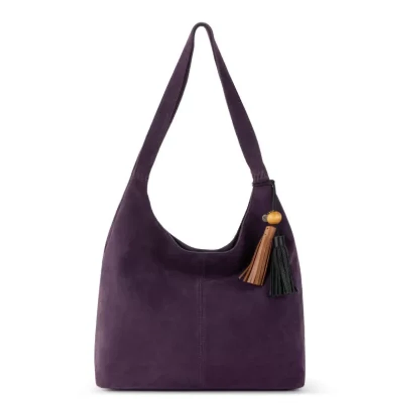 Huntley Leather Double Strap Hobo