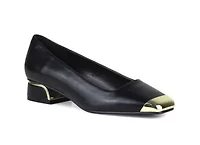 Eagle, Metallic Heel Cap Toe Flat