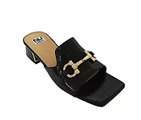 Expo, Open Toe, Metal Trim Heel Slide