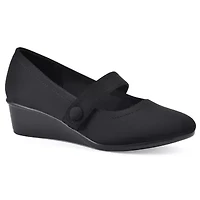 Brightly Mary Jane Wedge - Wide Width