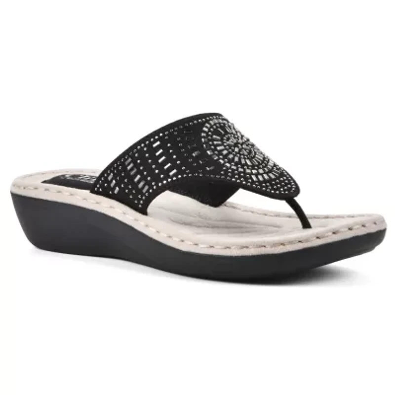 Cienna Thong Wedge Sandal
