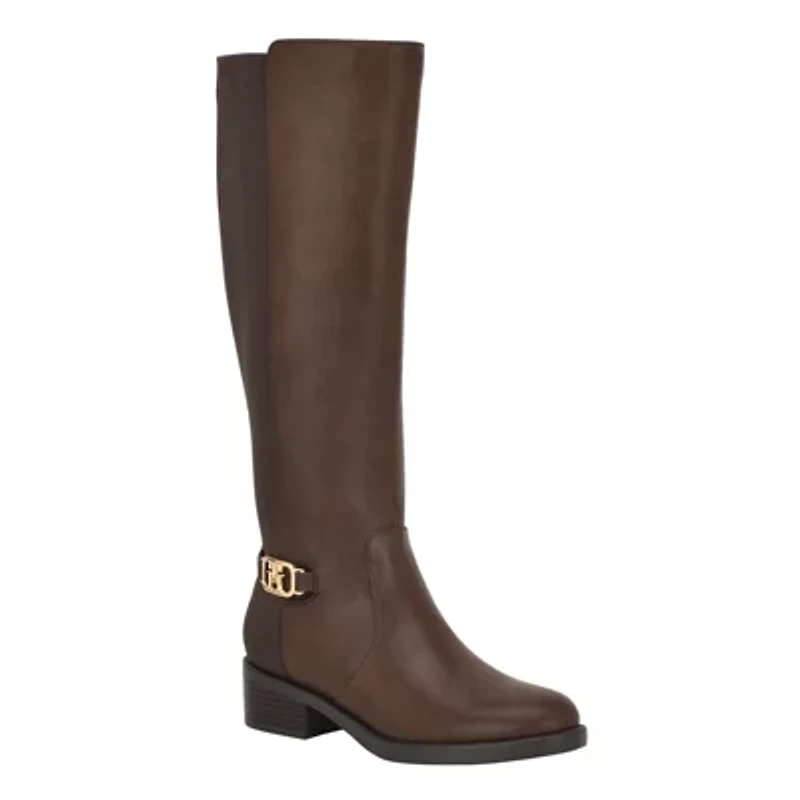 Imaliz Women's Side Zip Ornamented Riding Boots