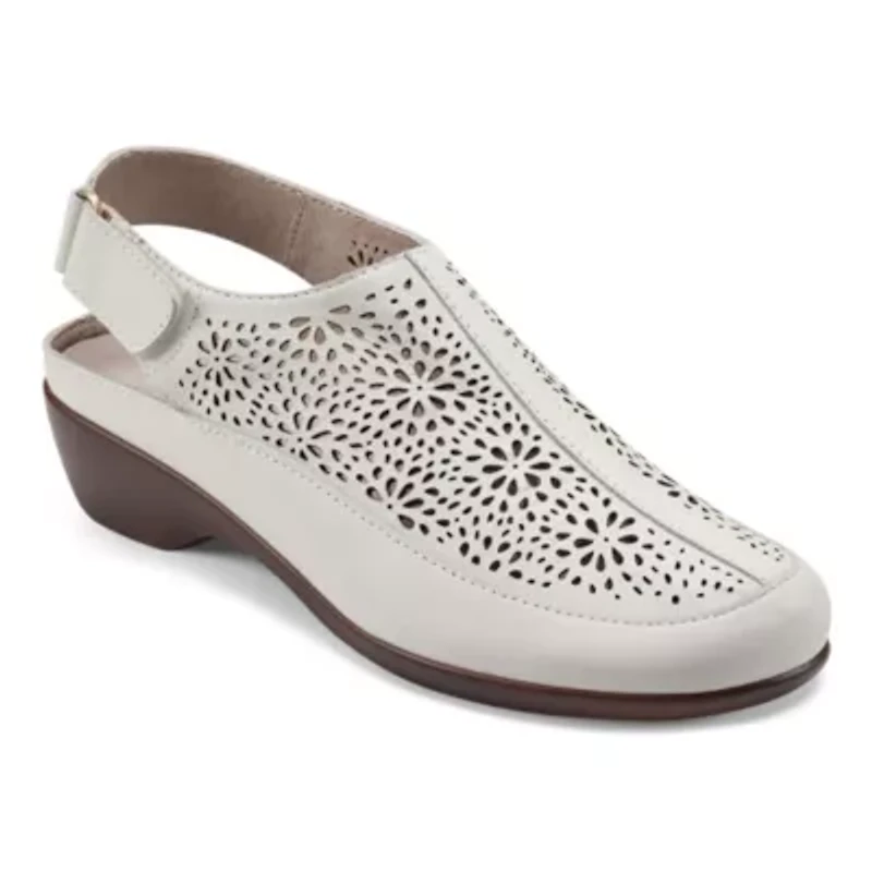 Dawn Slingback Block Heel Casual Clogs