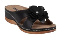 Joy Flower Rosette Comfort Sandal