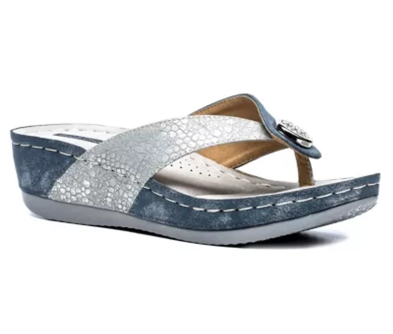Dafni Low Wedge Comfort Sandal
