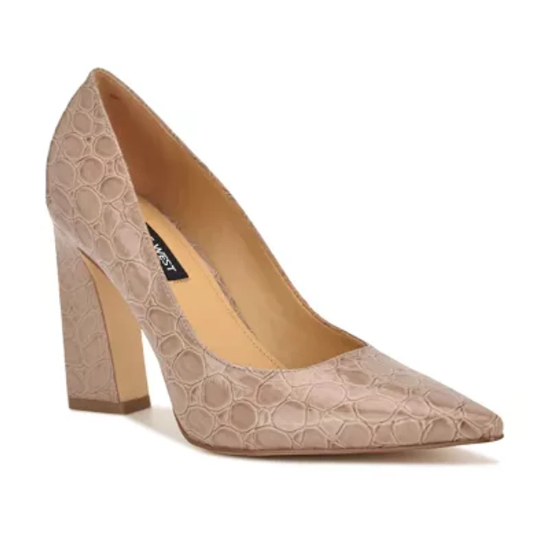Tamant Slip-on Block Heel Dress Pumps