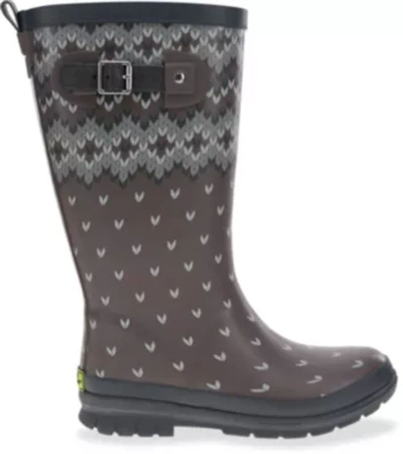 Fair Isle Tall Boot