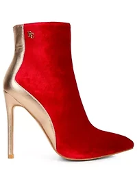 Slade Metallic Highlight High Heeled Ankle Boots