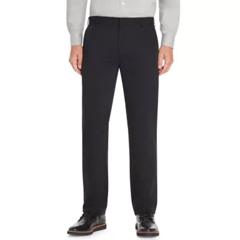 Straight Fit Wrinkle Free Dress Pants