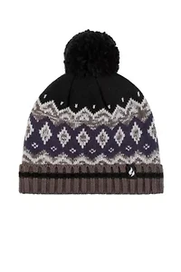 Dylan Patterned Hat with pom