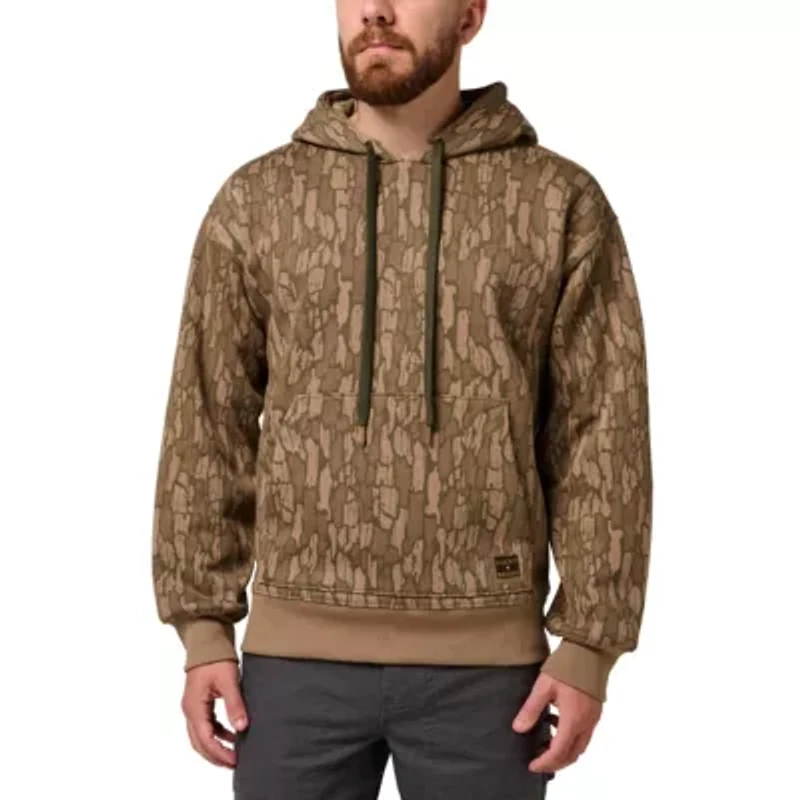 Men's Bark Camo Print Pullover Hoodie