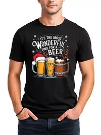 It's The Most Wonderful Time For a Beer Christmas Tee