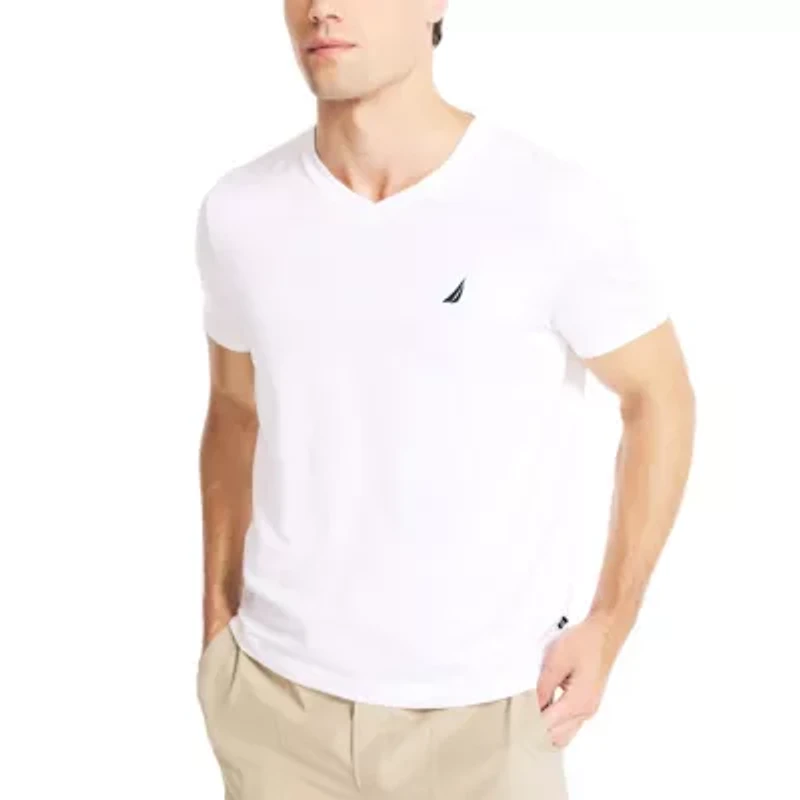 Nautica SS Anchor V Neck Tee
