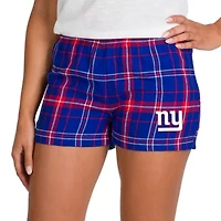 Ladies NYGIANTS Ultimate Flannel Short