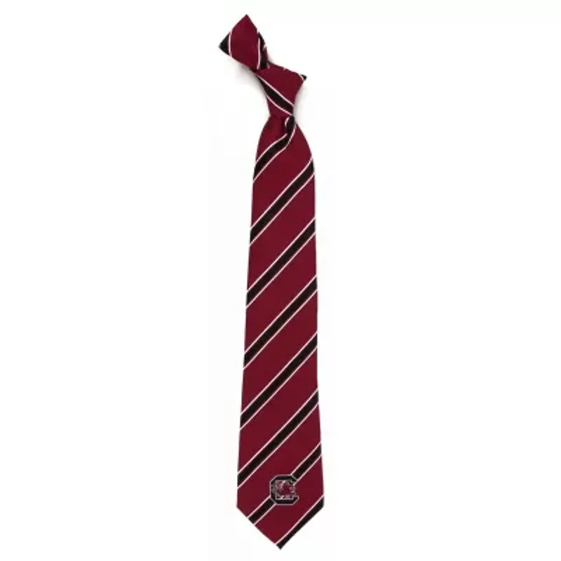 NCAA South Carolina Gamecocks Striped Necktie 