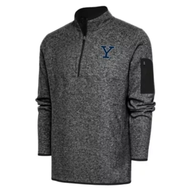 NCAA Yale University Men's Fortune 1/4 Zip Pullover