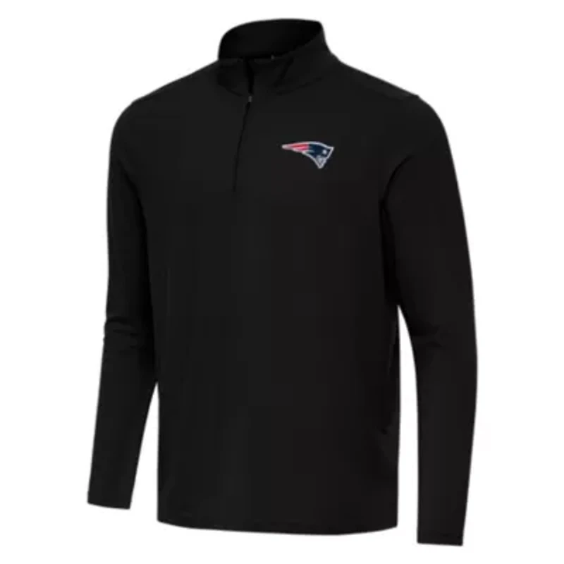 Antigua NFL New England Patriots Men's Intent 1/4 Zip Pullover