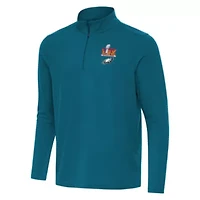 Antigua NFL Philadelphia Eagles SB LIX 2025 M's Intent 1/4 Zip Pullover