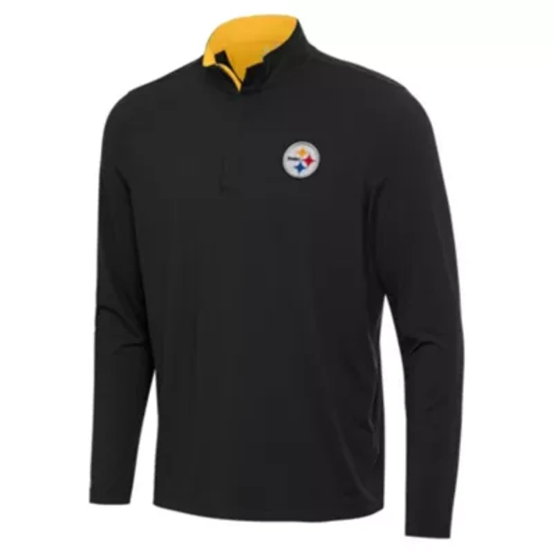 Antigua NFL Pittsburgh Steelers Men's Content 1/4 Zip Pullover