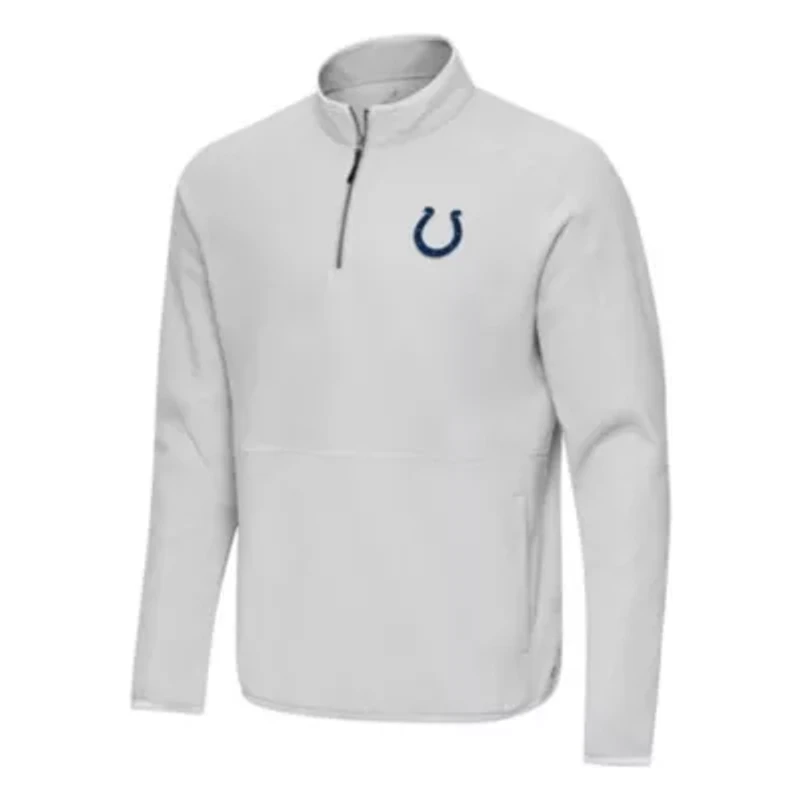 Antigua NFL Indianapolis Colts Men's Step Up 1/4 Zip Pullover