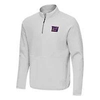 Antigua NFL New York Giants Men's Step Up 1/4 Zip Pullover