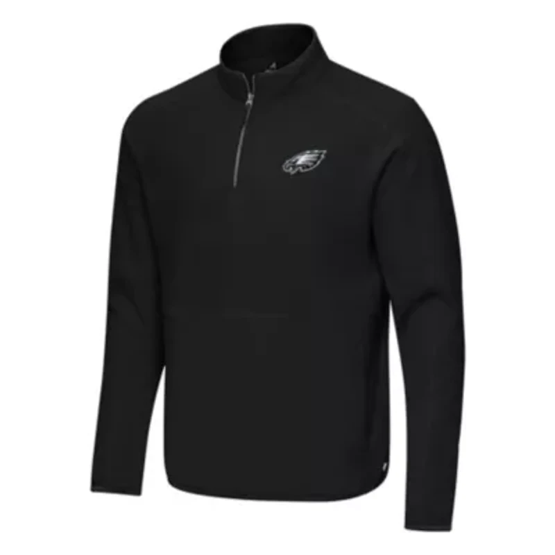 Antigua NFL Philadelphia Eagles Men's Step Up 1/4 Zip Pullover